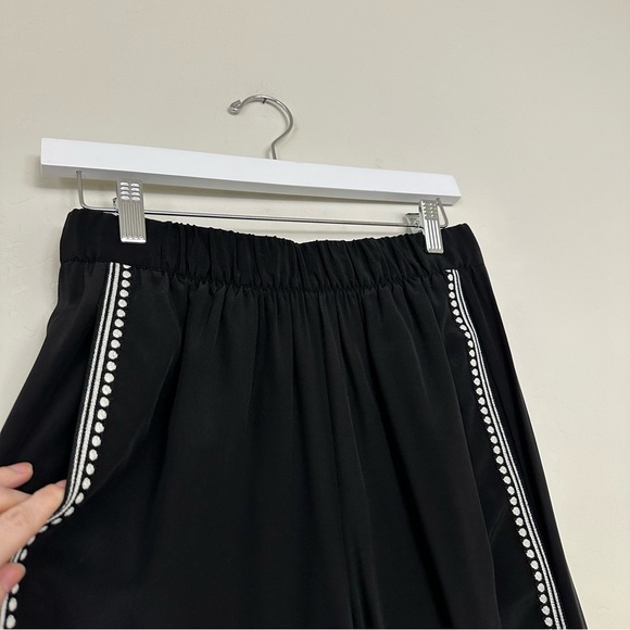 Kobi Halperin Crystal Silk Joggers in Black - Picture 5 of 12